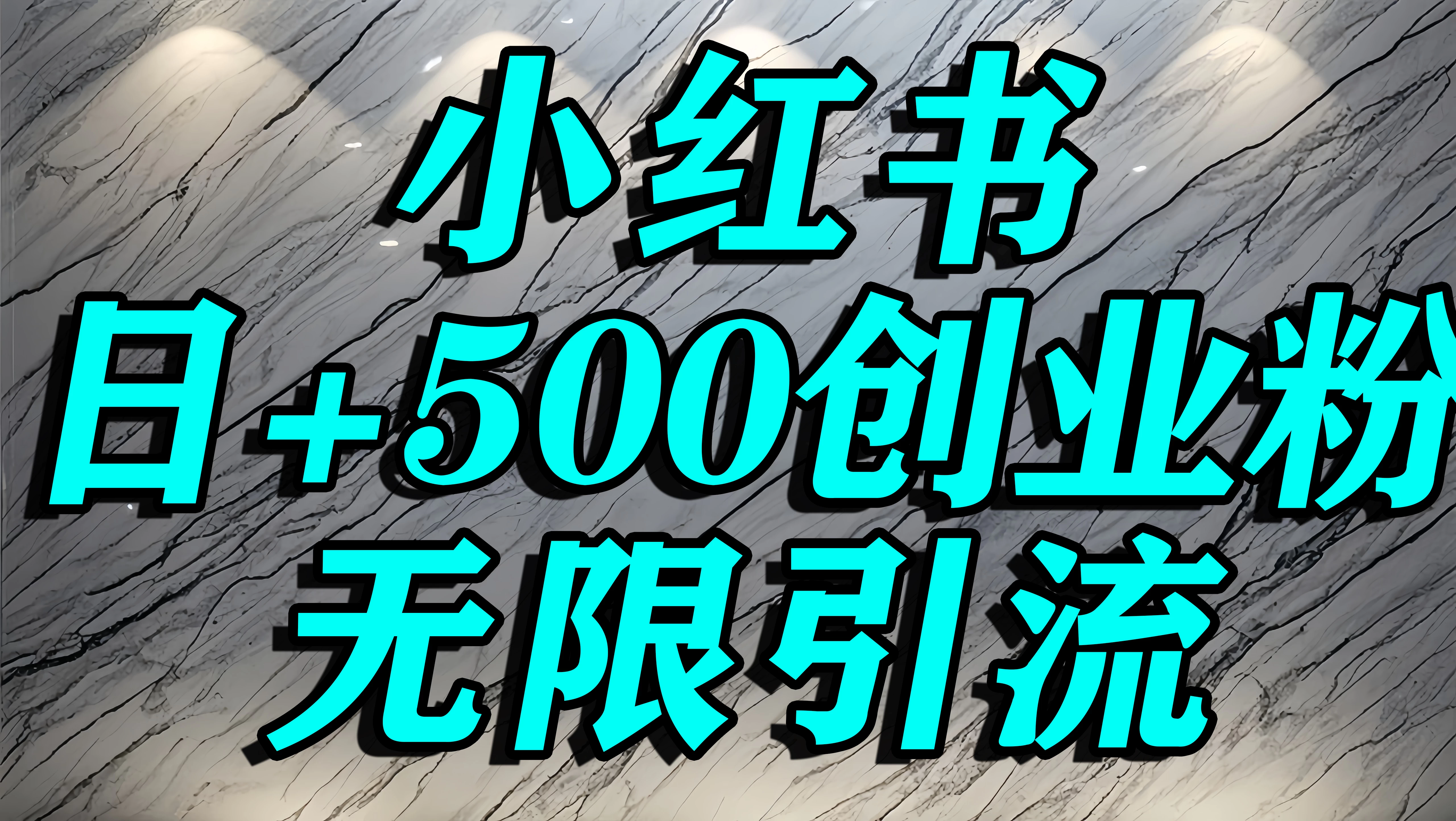 小红书无限引流创业粉，单人操作日引500+精准创业粉 第1张